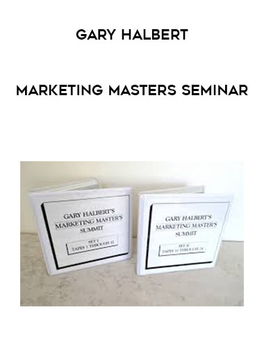 Gary Halbert - Marketing Masters Seminar courses available download now.