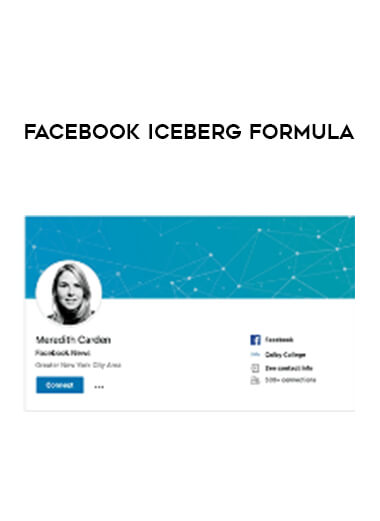 Facebook Iceberg Formula courses available download now.