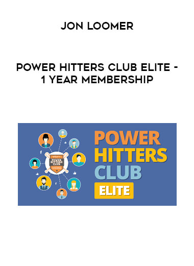 Jon Loomer - Power Hitters Club Elite - 1 Year Membership courses available download now.